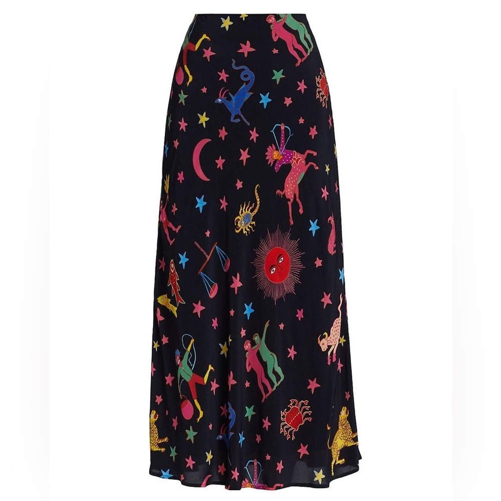ISO Rhode Tommy Neon Zodiac slip skirt
